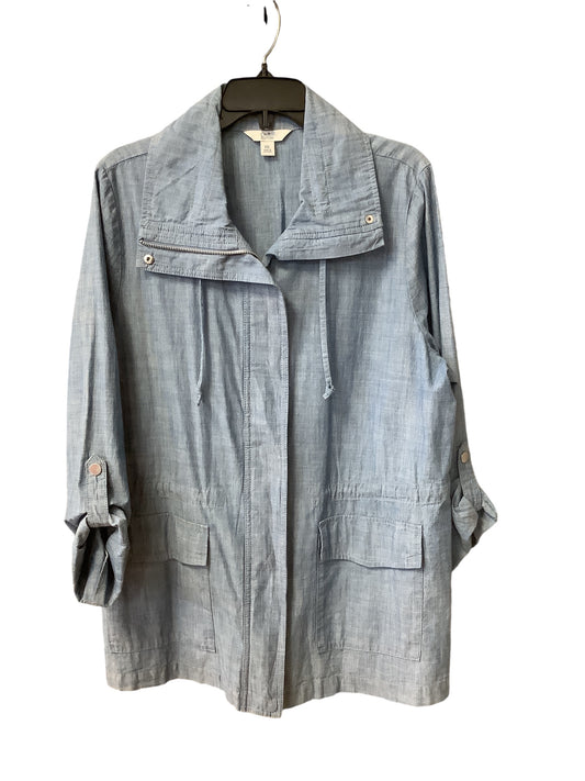 Jacket Denim By Croft And Barrow In Denim, Size: 1x