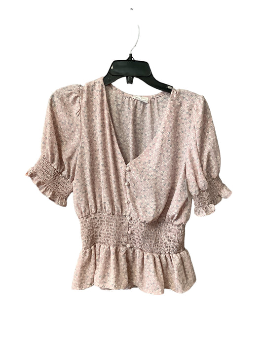 Pink Top Short Sleeve Sienna Sky, Size M