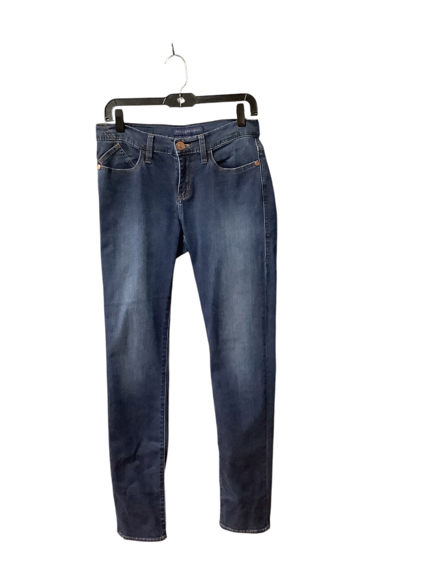 Jeans Skinny By Rock And Republic In Denim, Size: 8