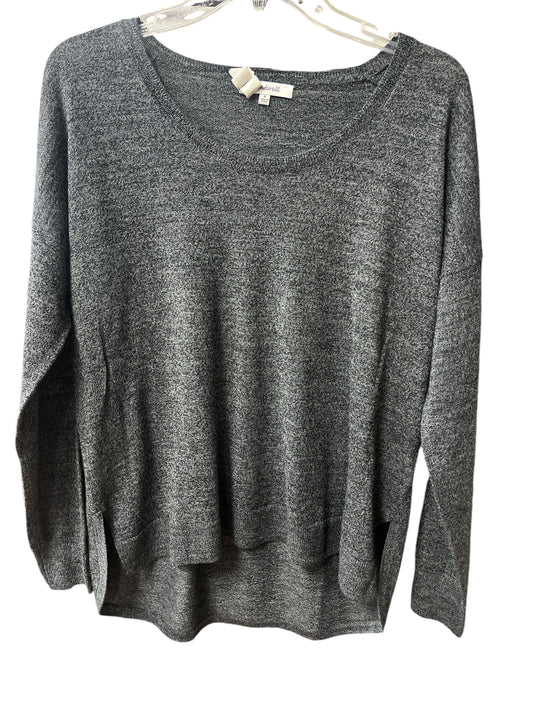 Top Long Sleeve By Madewell In Grey, Size: M