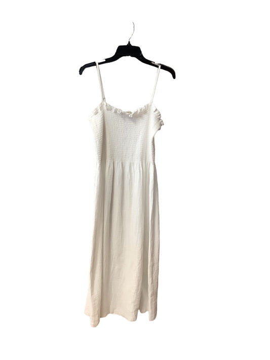 White Dress Casual Maxi Faherty, Size M