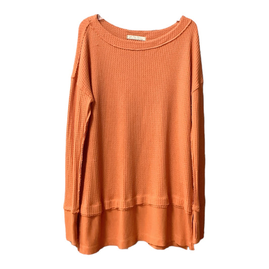 Orange Top Long Sleeve We The Free, Size S