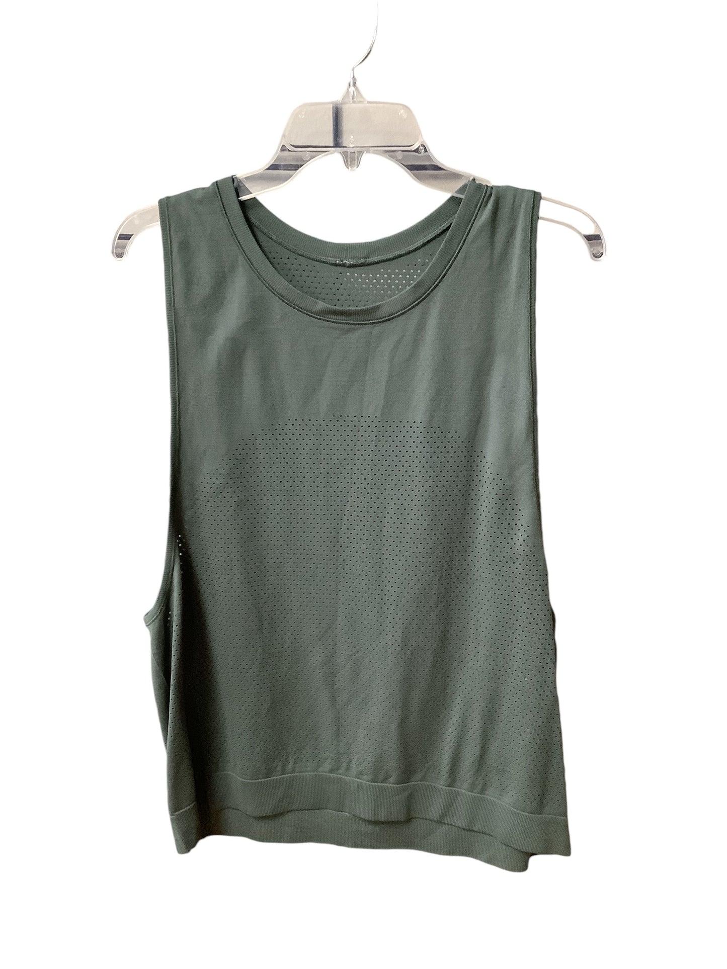 Athletic Tank Top By Lululemon In Green, Size: M