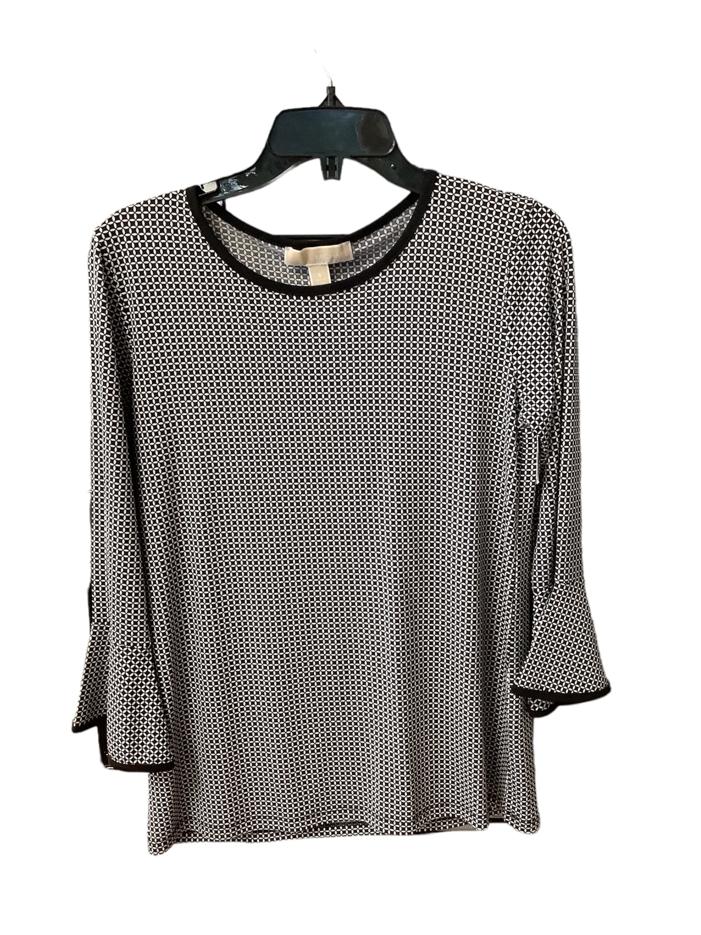 Top Long Sleeve Designer By Michael By Michael Kors In Black, Size: S