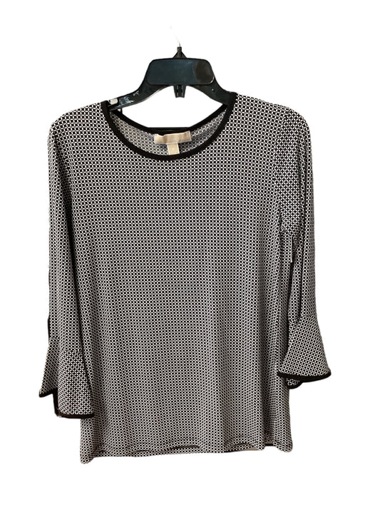 Top Long Sleeve Designer By Michael By Michael Kors In Black, Size: S