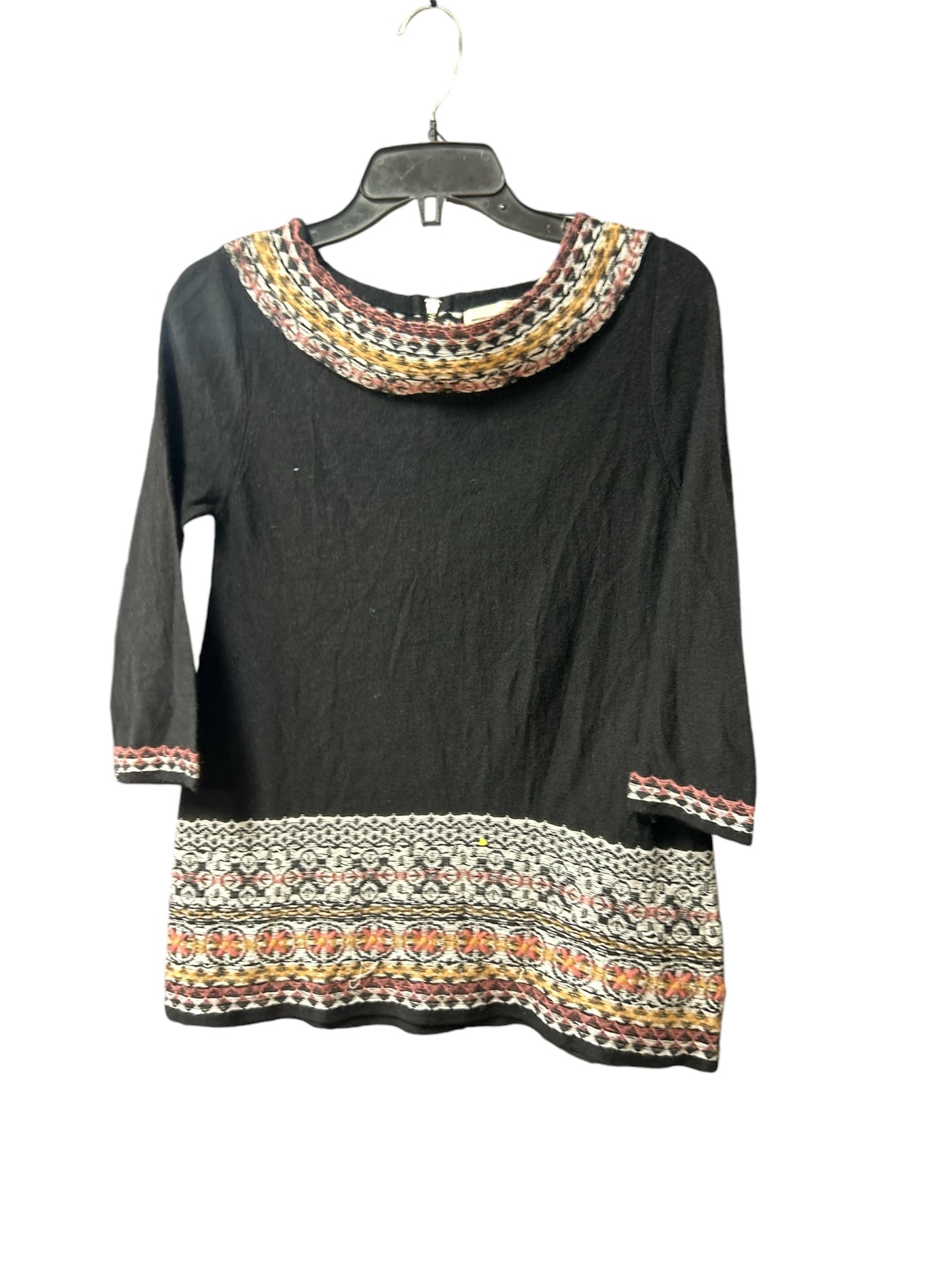 Top Long Sleeve By Sleeping On Snow In Black, Size: Xs