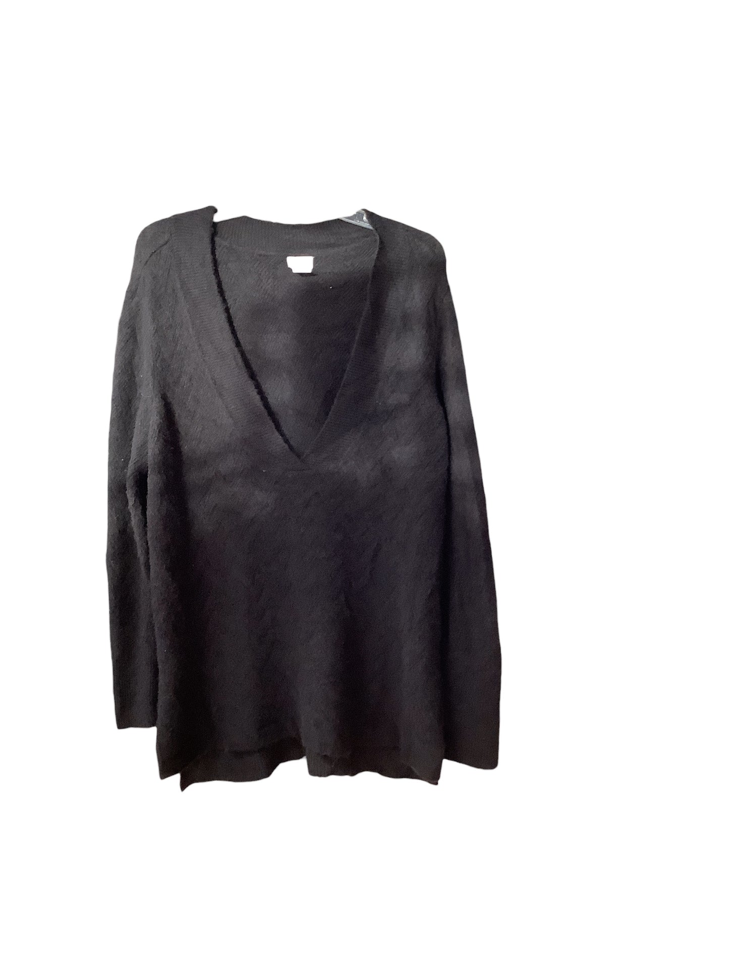 Sweater By Chicos In Black, Size: L