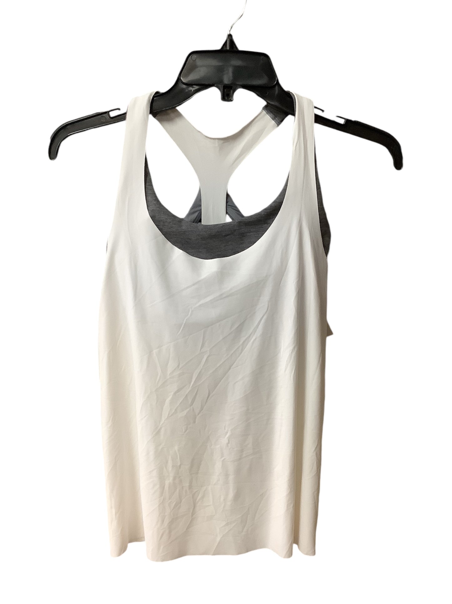 Athletic Tank Top By Athleta In Grey & White, Size: Xs