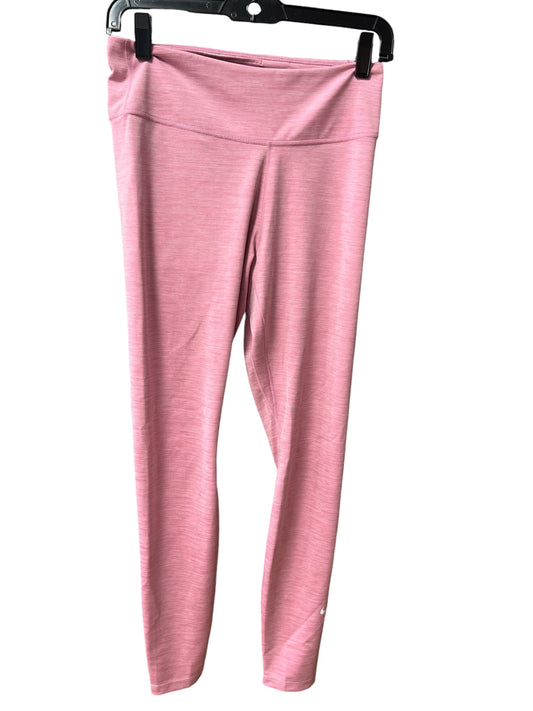 Athletic Leggings By Nike Apparel In Pink, Size: M