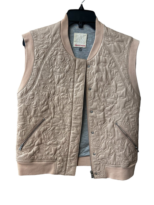 Vest Puffer & Quilted By Rebecca Taylor In Pink, Size: 6