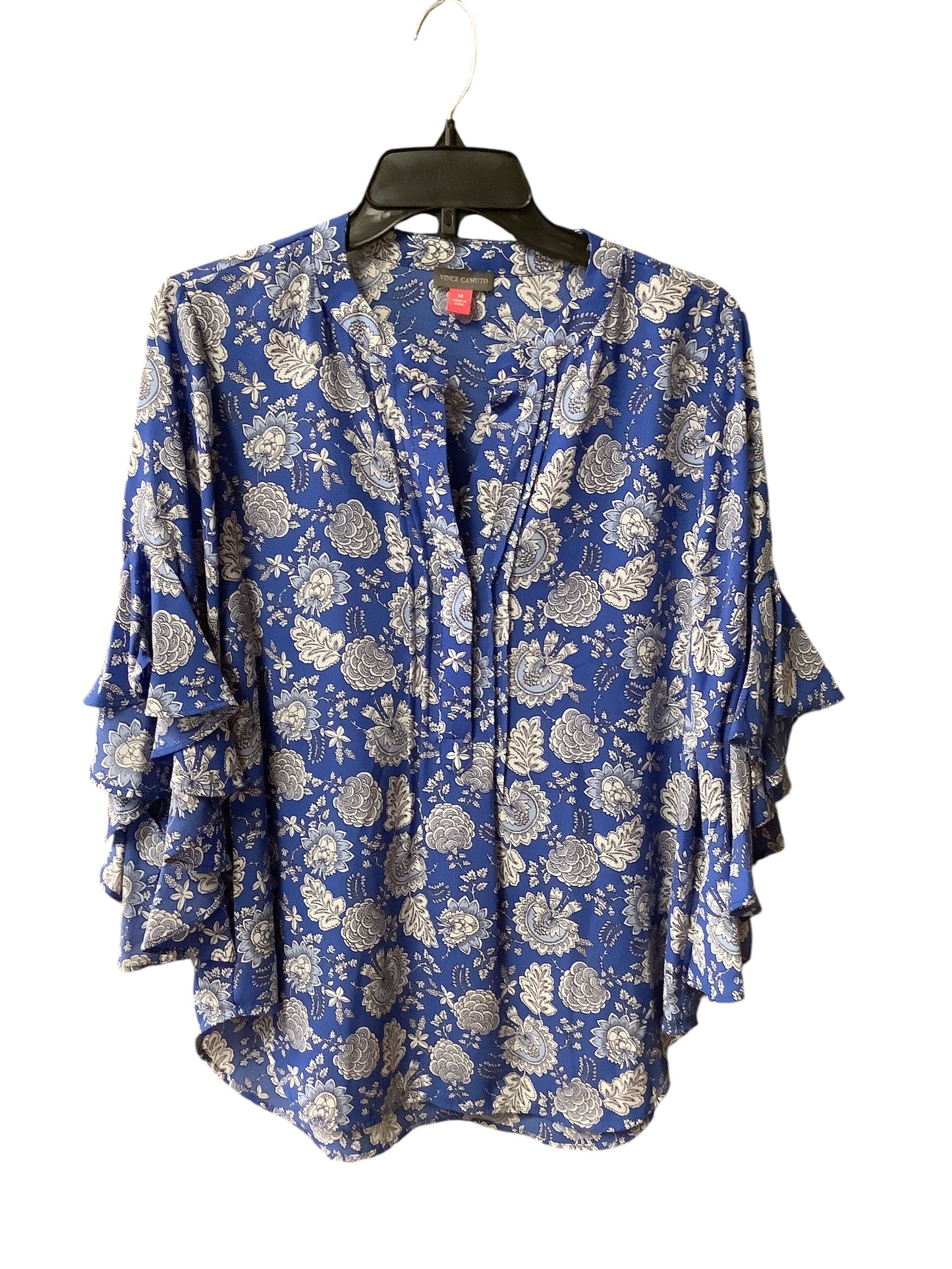 Top Long Sleeve By Alfani In Blue, Size: L