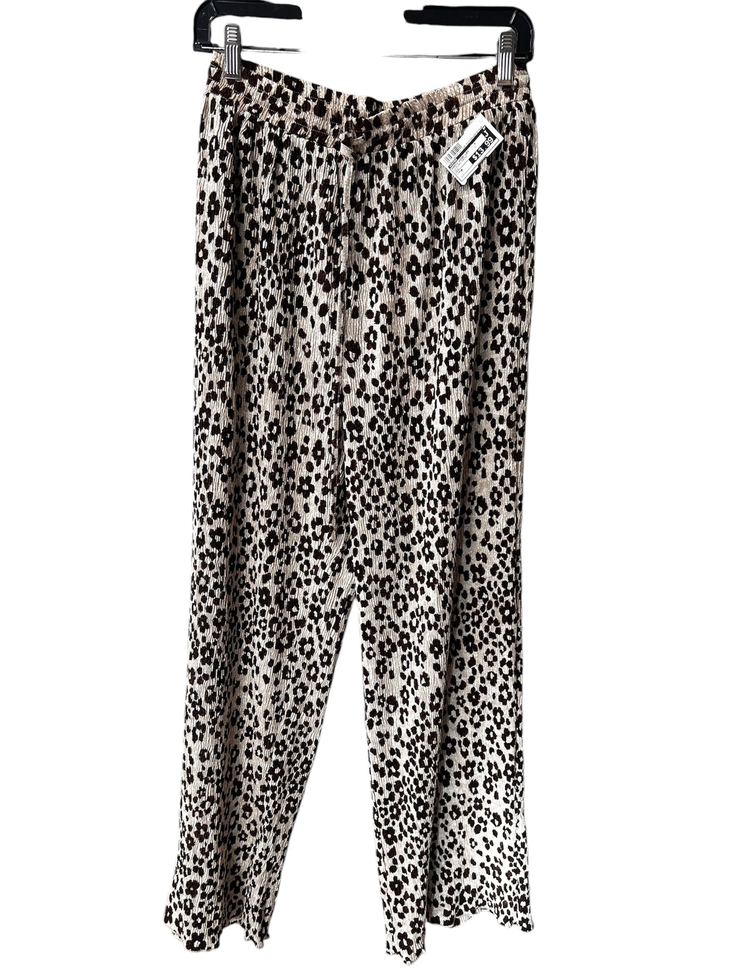 Pants Wide Leg By Entro In Leopard Print, Size: M