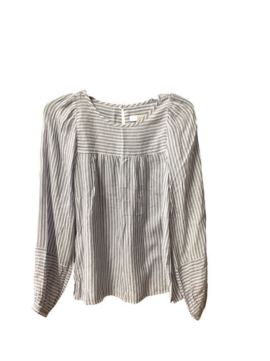 Top Long Sleeve By Loft In Striped Pattern, Size: Xs