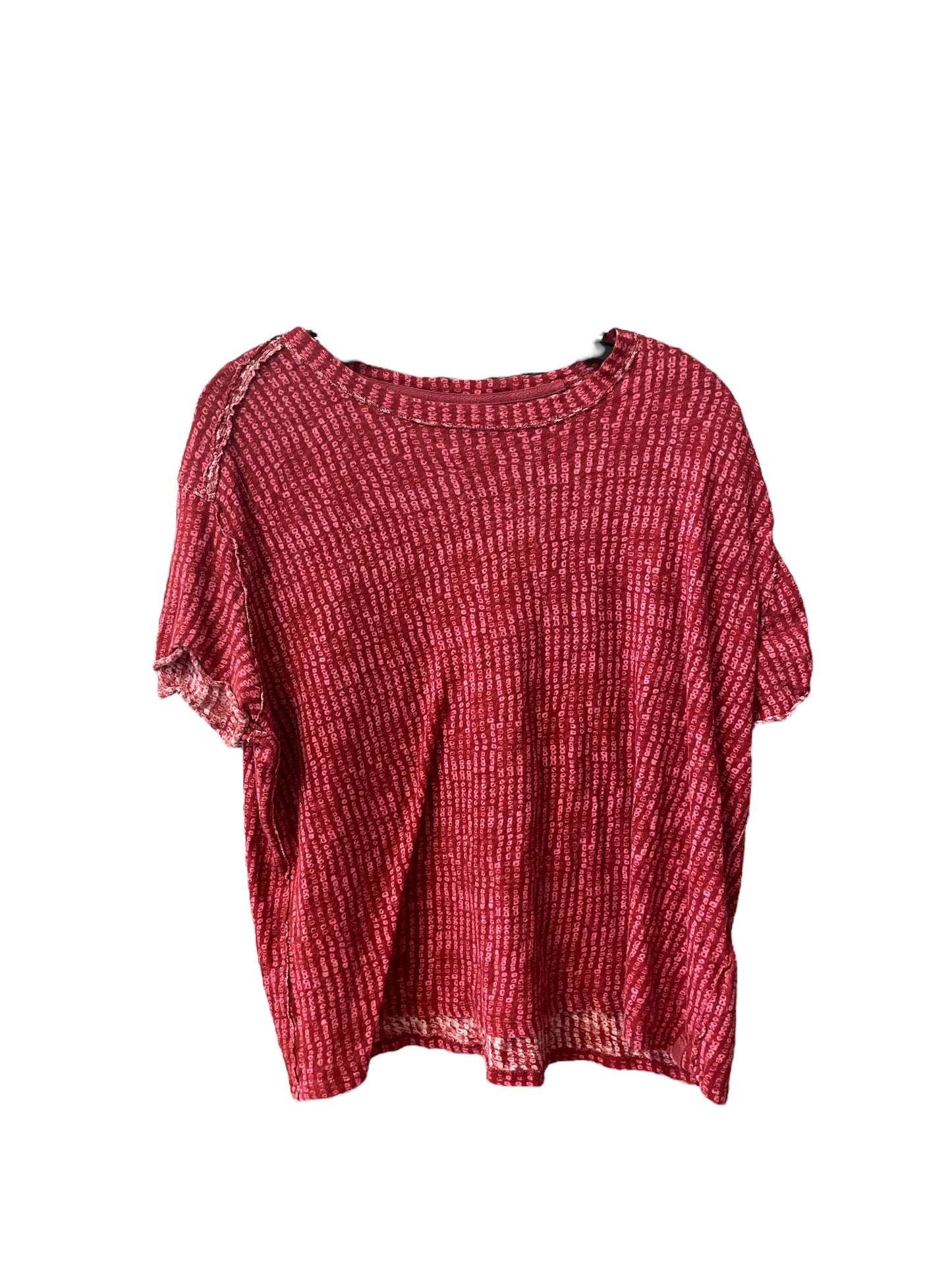 Top Short Sleeve By We The Free In Red, Size: Xs