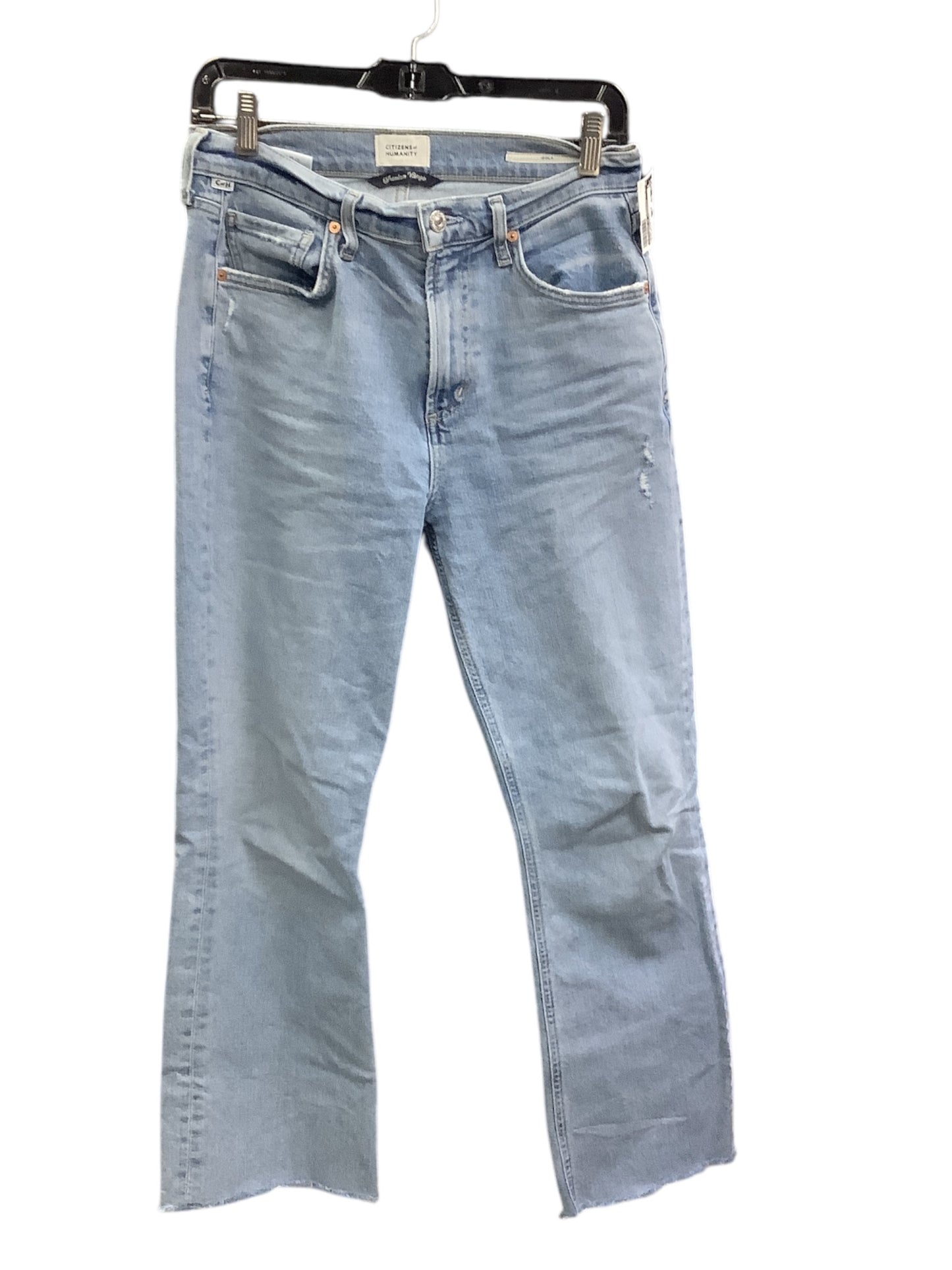 Jeans Straight By Citizens Of Humanity In Blue Denim, Size: 4