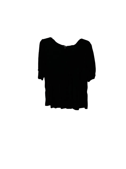 Top Short Sleeve By Madewell In Black, Size: L