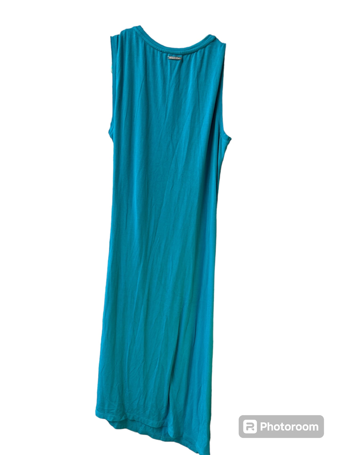 Blue Dress Designer Michael By Michael Kors, Size M