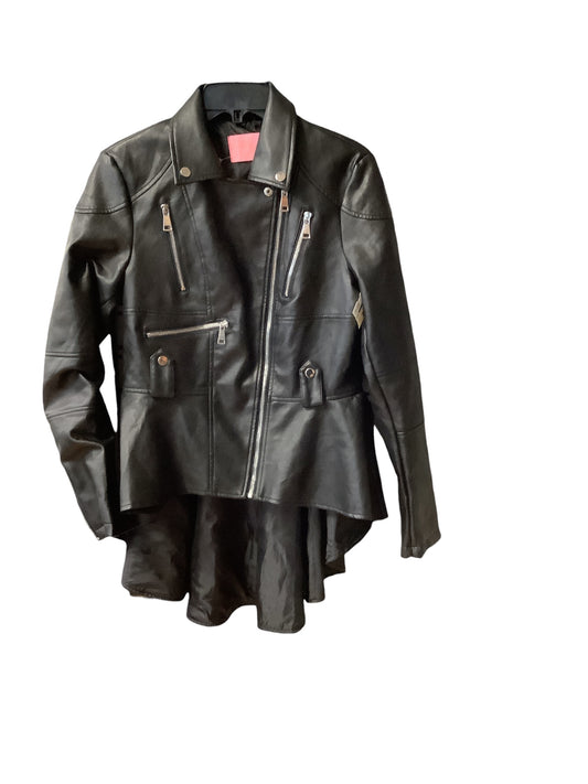 Jacket Moto By Akira In Black, Size: Xl