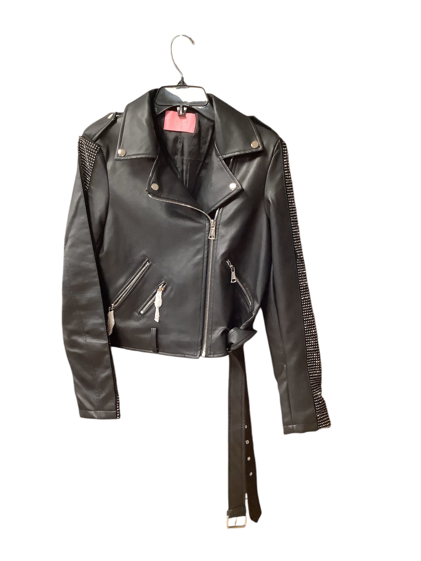 Jacket Moto By Akira In Black, Size: M