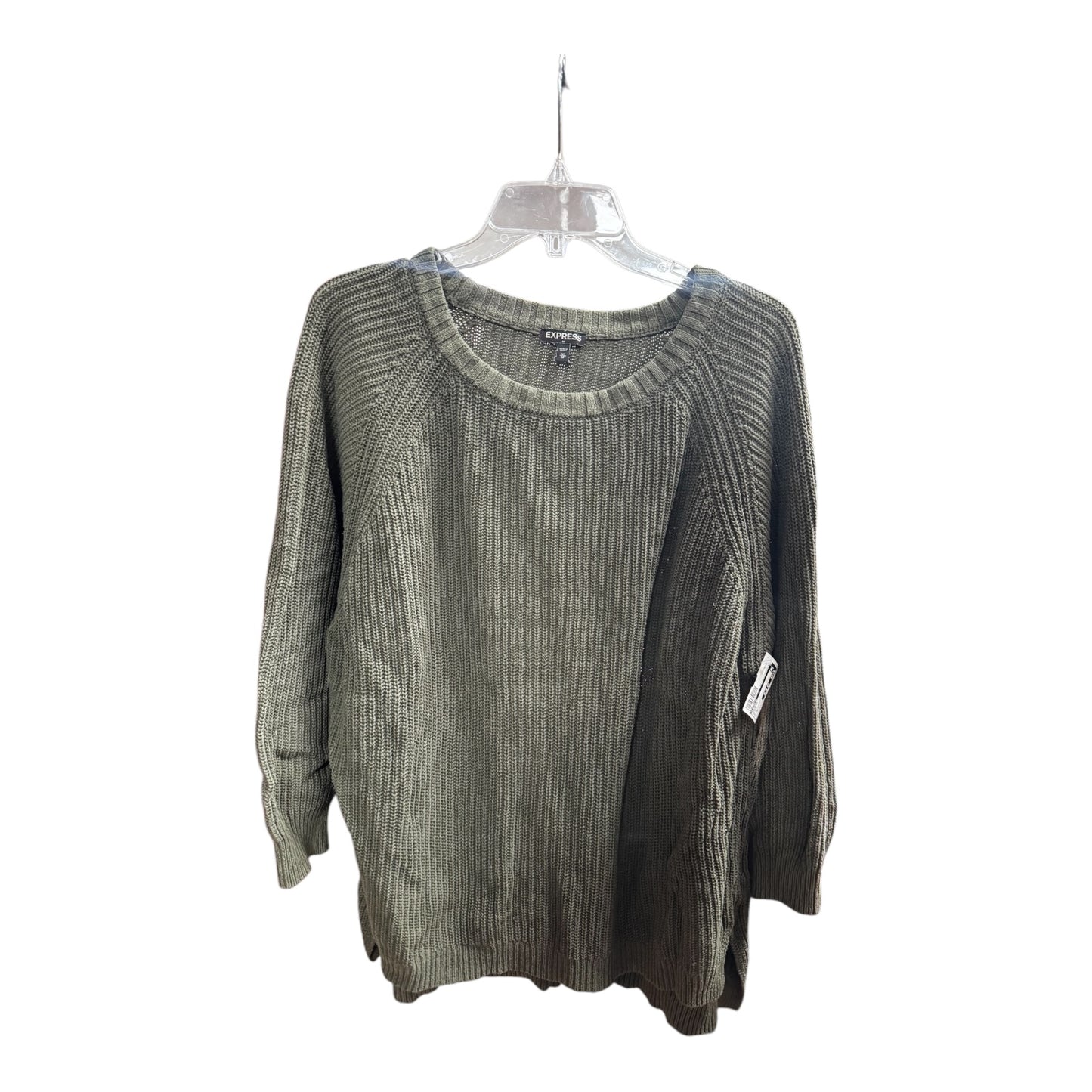 Sweater By Express In Green, Size: M