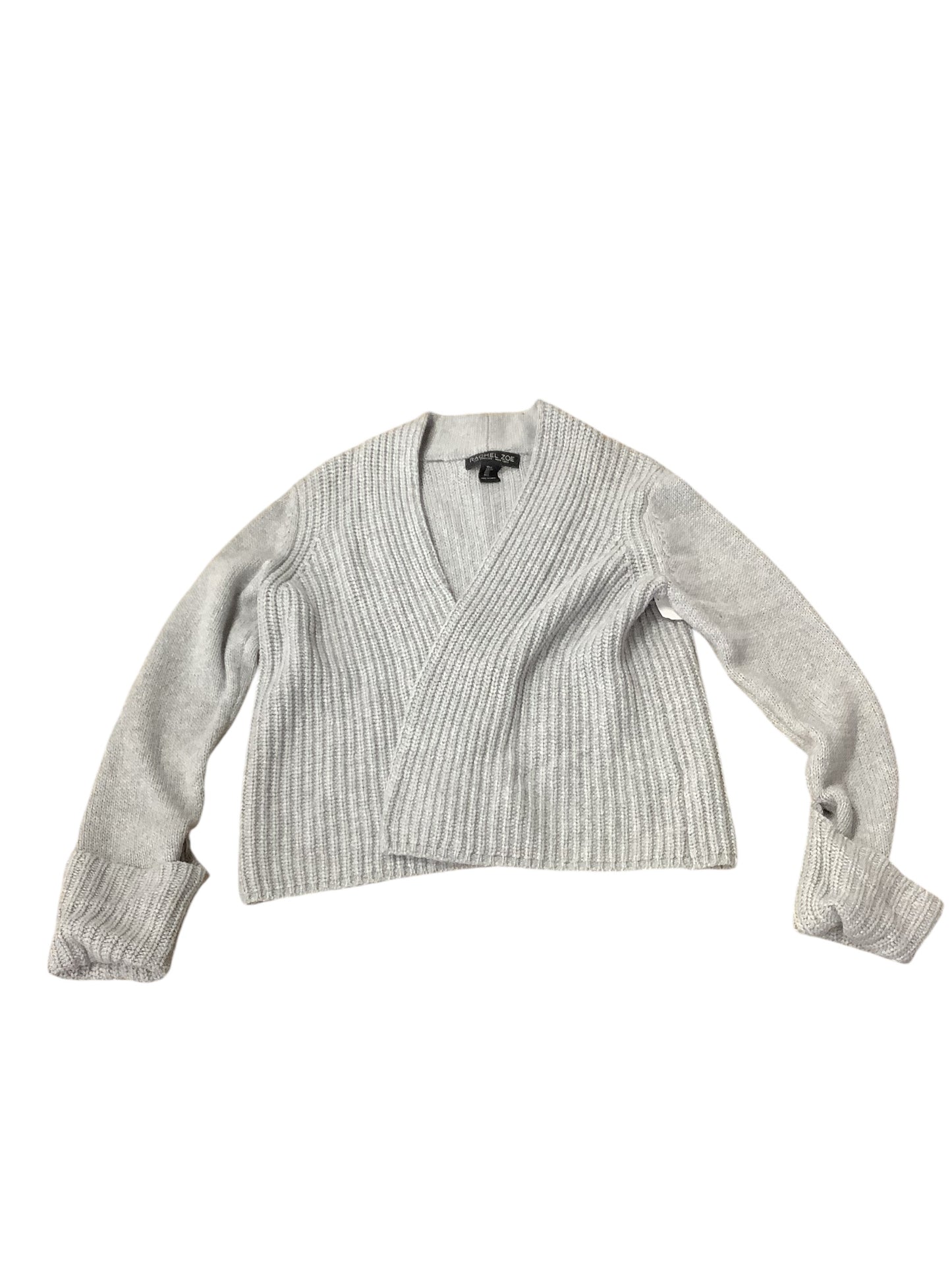 Sweater Cardigan By Rachel Zoe In Grey, Size: S