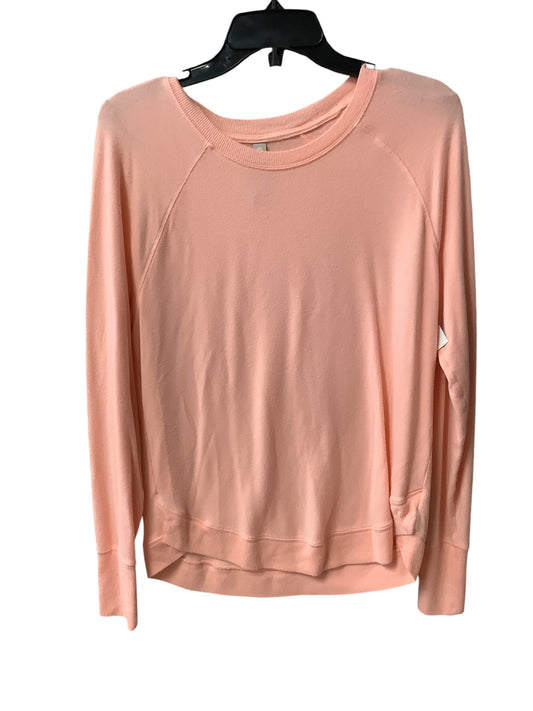 Athletic Top Long Sleeve Crewneck By Athleta In Pink, Size: M