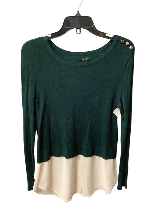 Sweater By Apt 9 In Green, Size: Sp