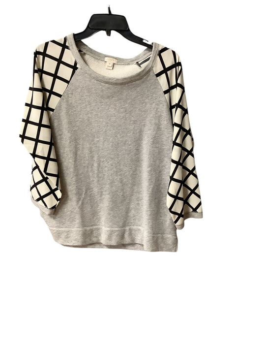 Top Long Sleeve By J. Crew In Grey, Size: M