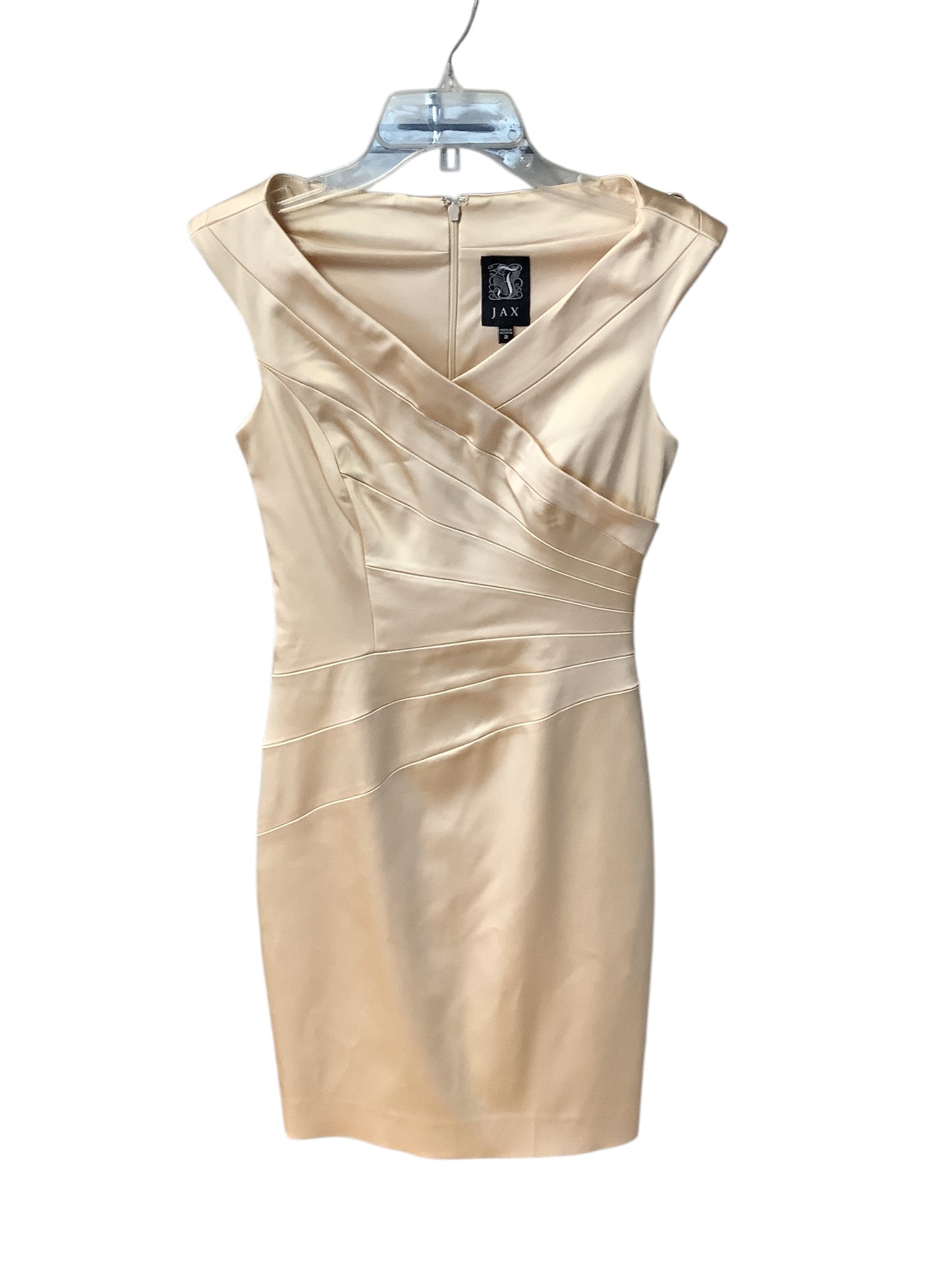 Dress Party Short By Clothes Mentor In Gold, Size: 2