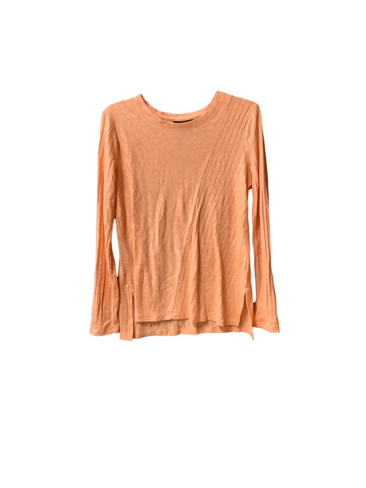 Top Long Sleeve By Simply Vera In Orange, Size: M