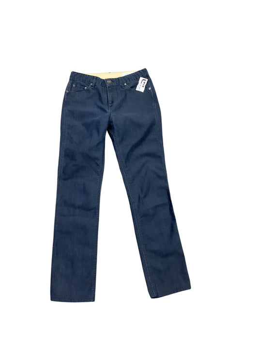 Jeans Straight By Rag & Bones Jeans In Blue Denim, Size: 2