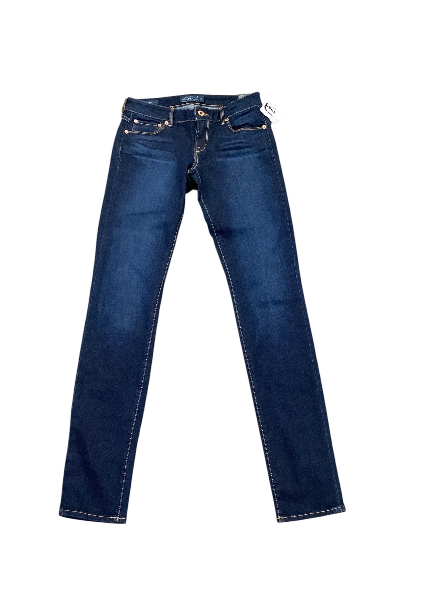 Jeans Skinny By Lucky Brand In Blue Denim, Size: 4