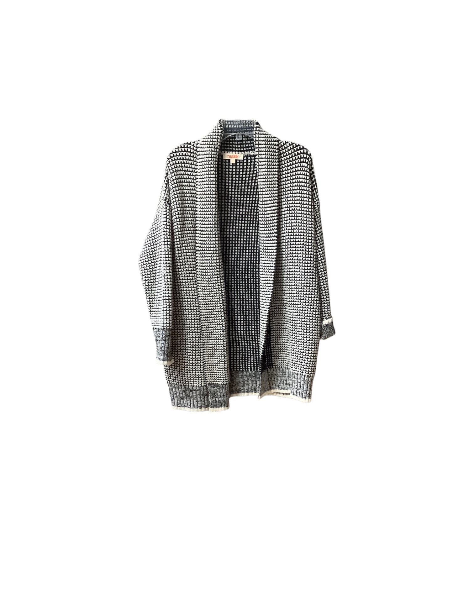 Sweater Cardigan By Clothes Mentor In Black, Size: S