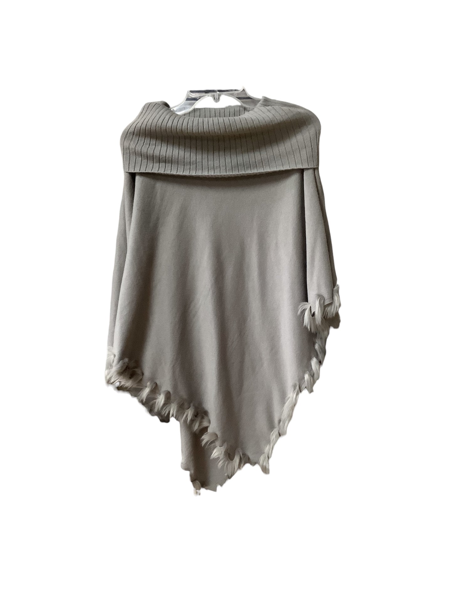 Poncho By Alfani In Grey, Size: L