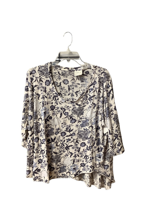 Top Long Sleeve By Rachel Zoe In Blue, Size: 2x