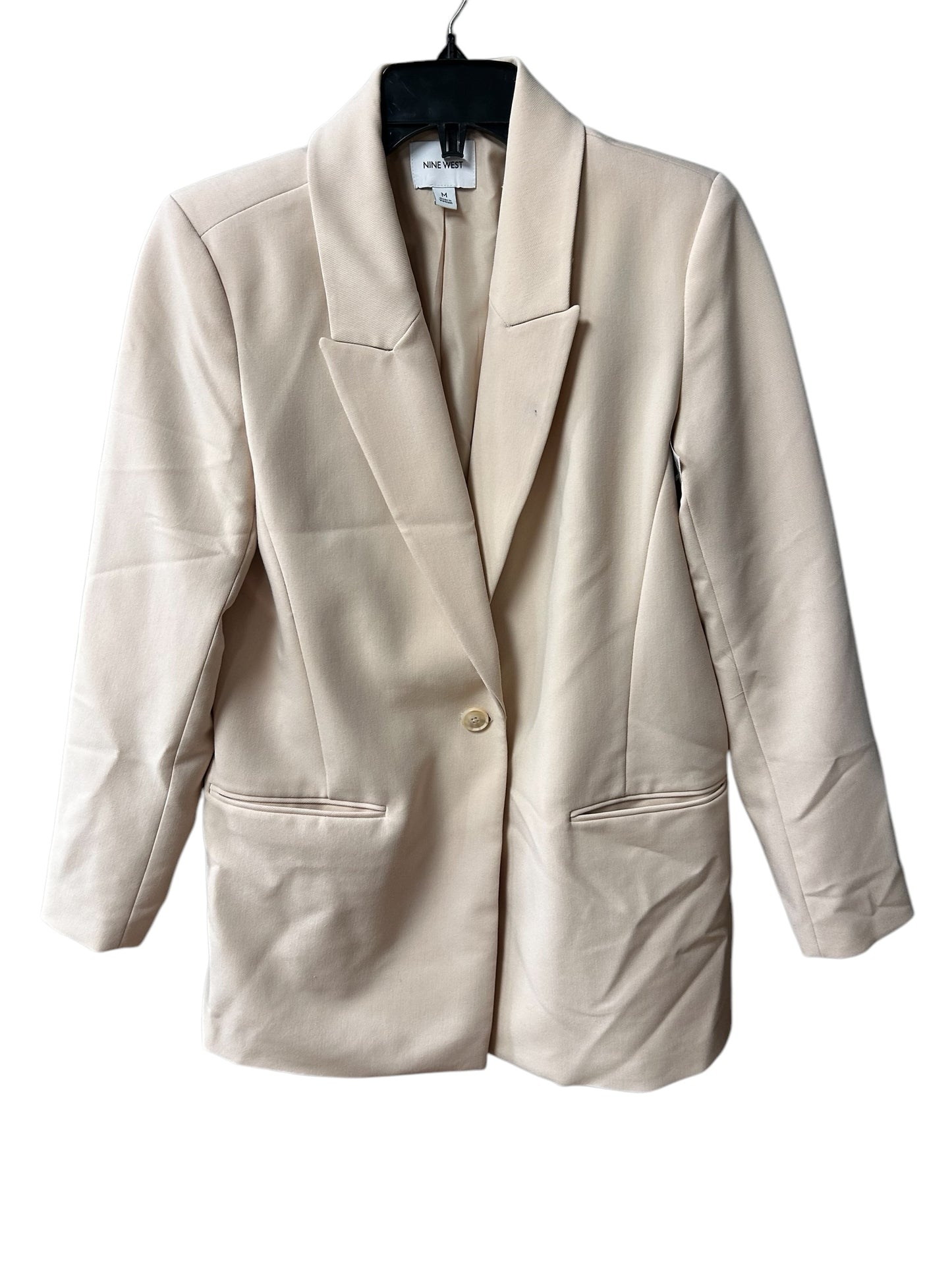 Blazer By Nine And Company In Beige, Size: M