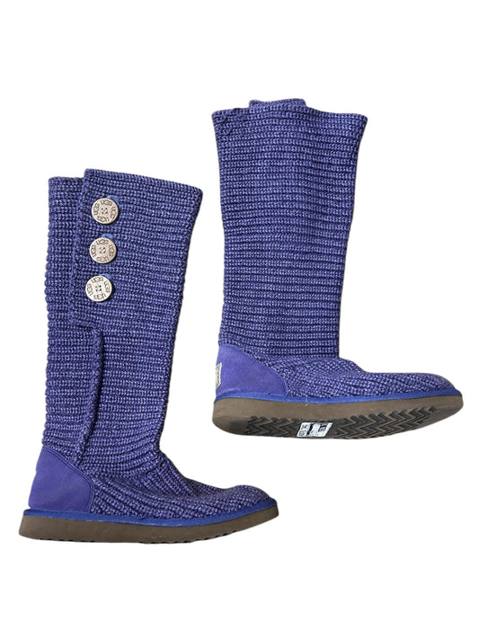 Boots Designer By Ugg In Purple, Size: 7