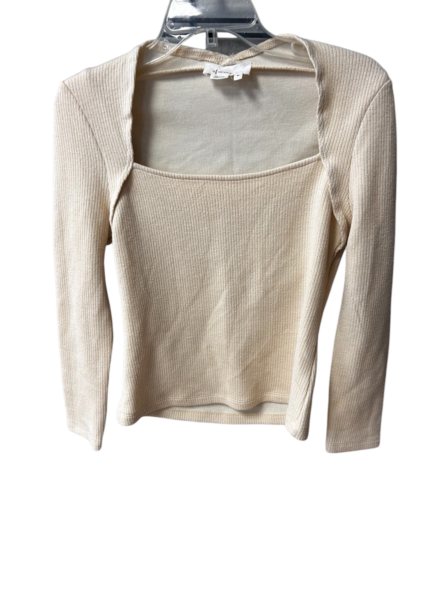 Sweater By Anthropologie In White, Size: M