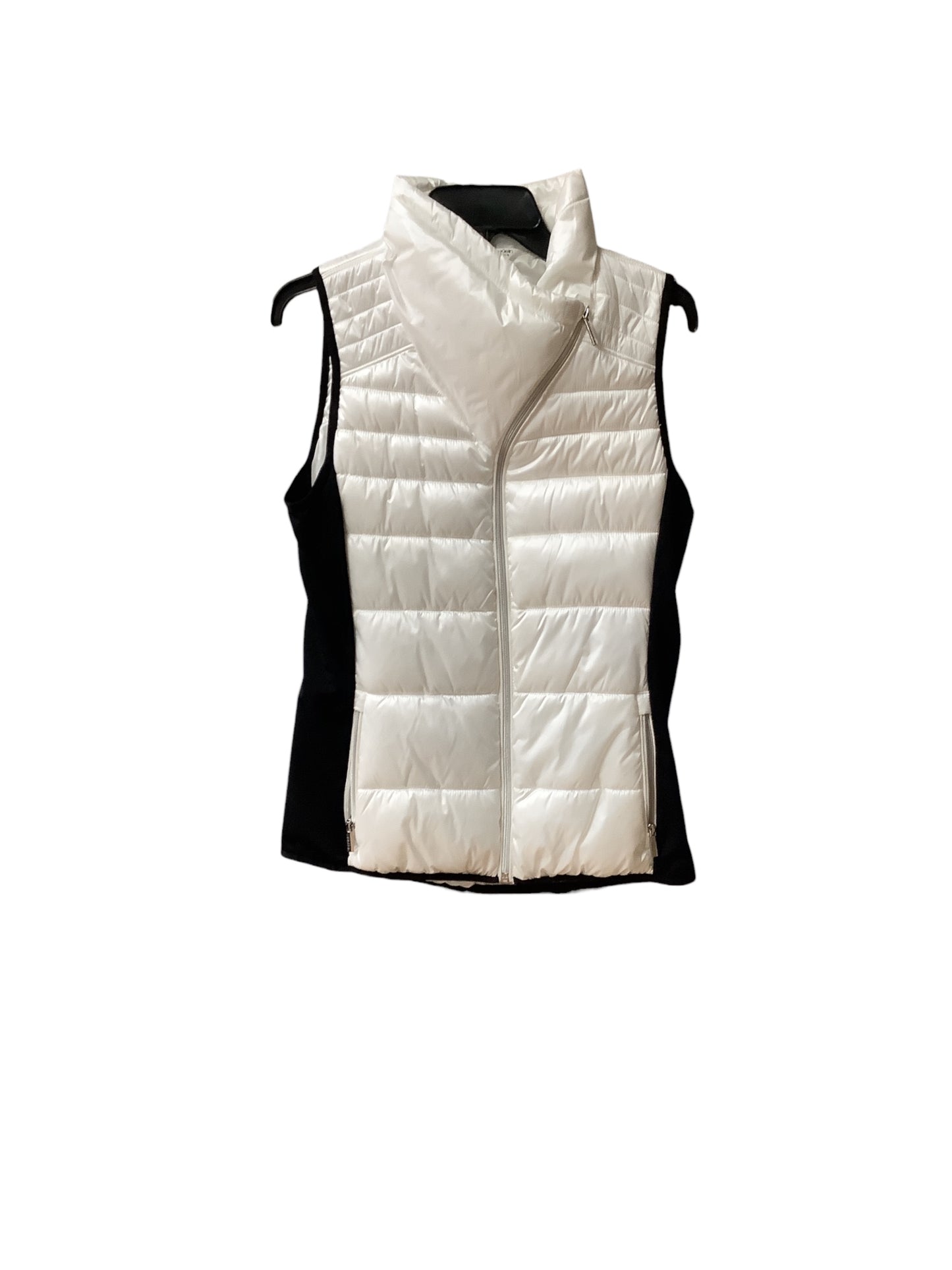 Vest Puffer & Quilted By Calvin Klein In White, Size: S