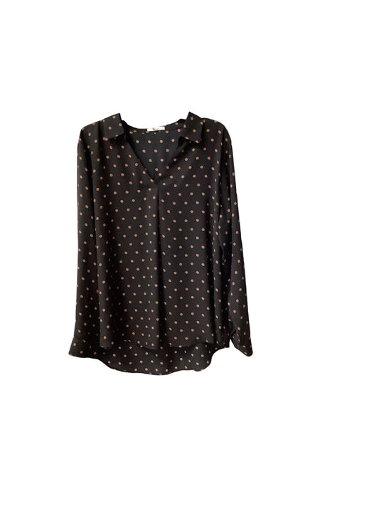 Top Long Sleeve By Maurices In Black, Size: Xxl