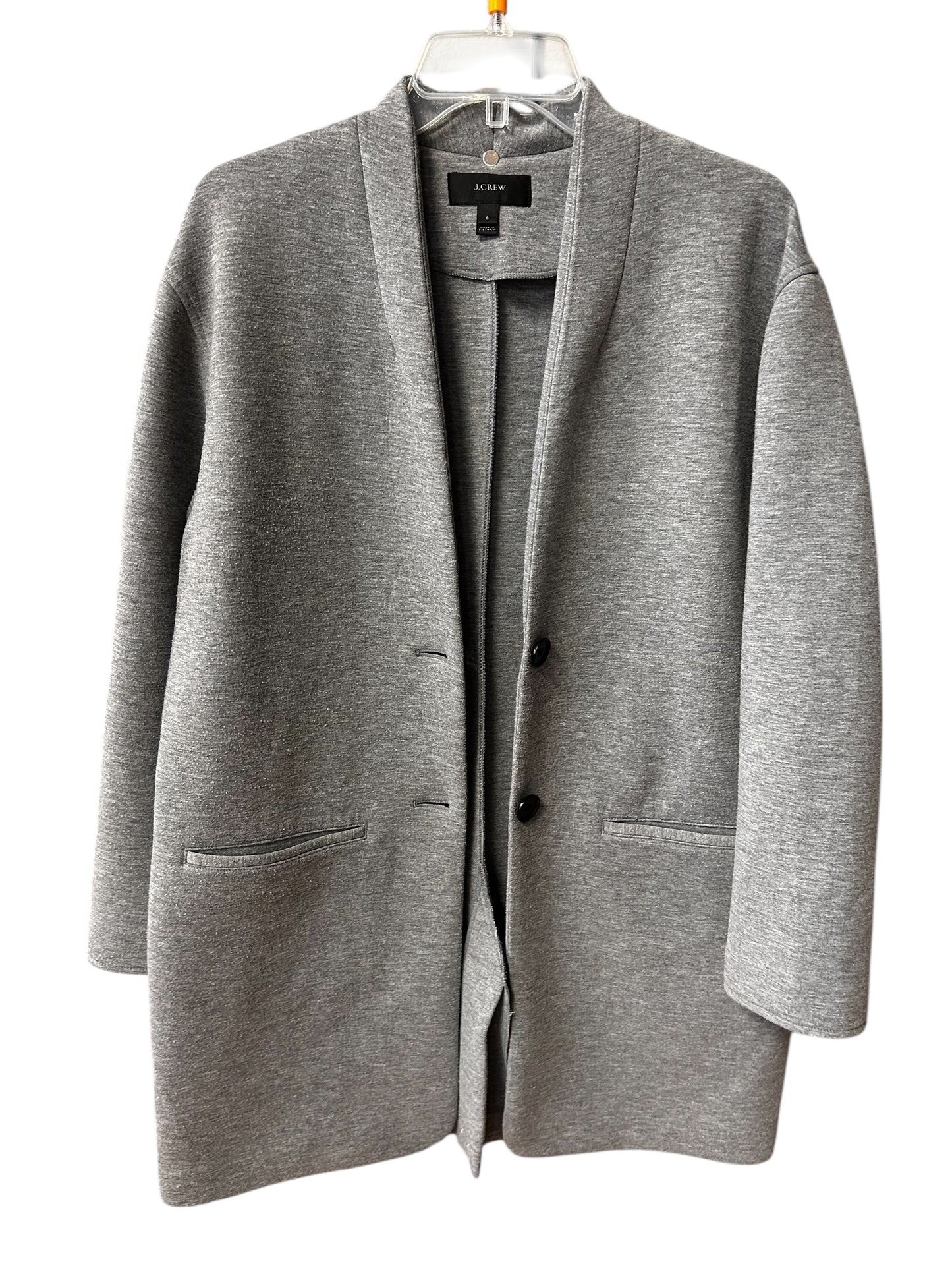 Jacket Fleece By J. Crew In Grey, Size: S