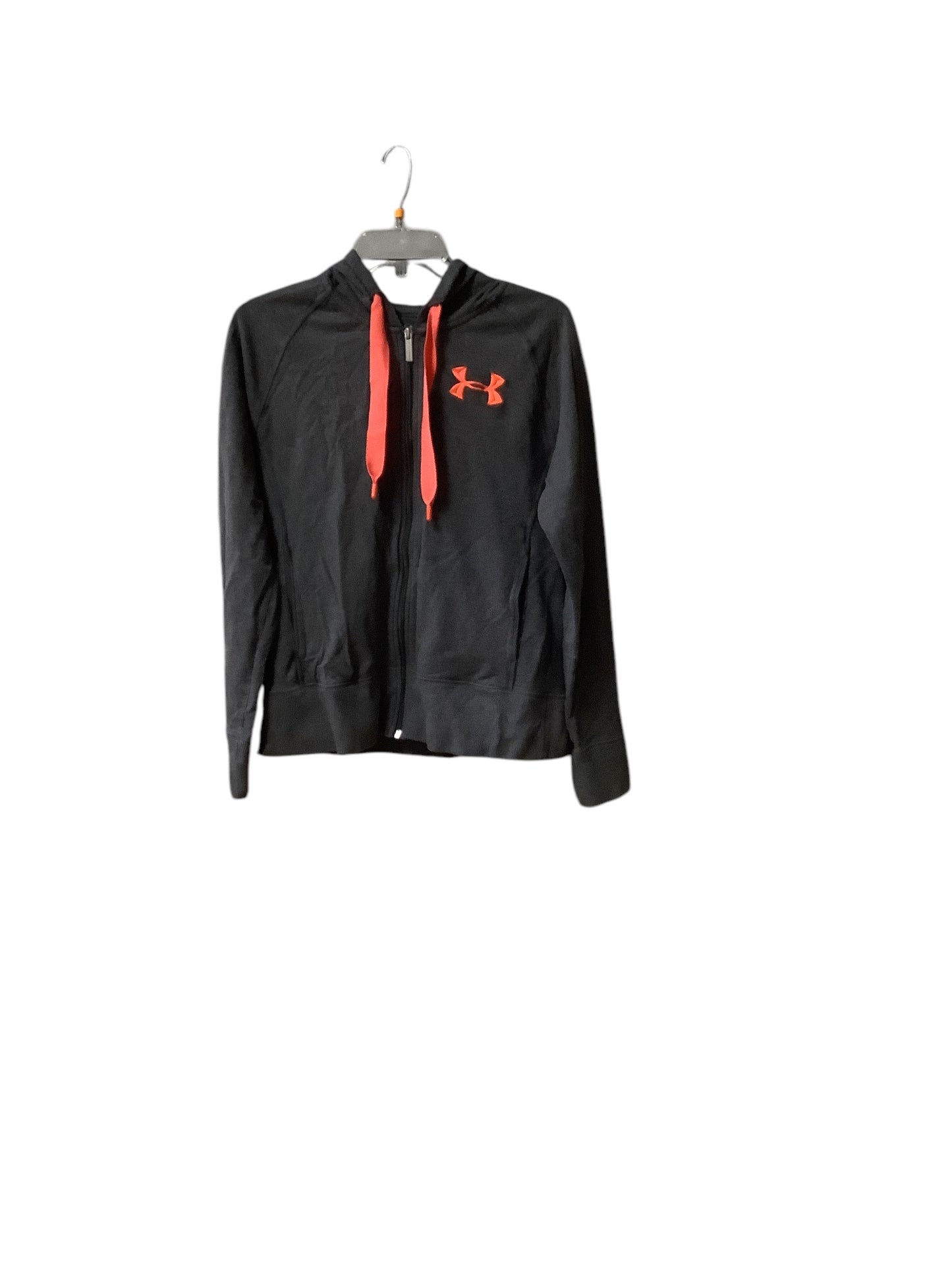 Athletic Jacket By Under Armour In Grey, Size: L