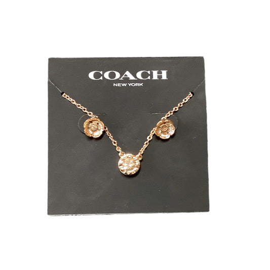 Necklace Set Designer By Coach  Size: 02 Piece Set