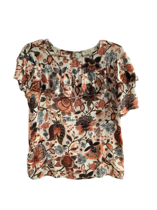 Top Short Sleeve By Loft  Size: Xs